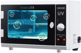 Manikiūro įrankių sterilizatorius, 12 l, UV 185 nm, valdymas rankenėle