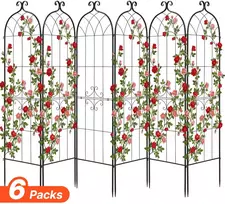 Sodo tinkleliai (treliažai). 6 vnt. rinkinys. 180 x 52.5 cm. metaliniai skydeliai su milteline danga. jungiami