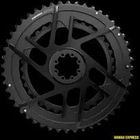 Priekinė žvaigždė SRAM Rival 46-33T Direct Mount juoda
