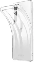 Fusion Accessories Fusion Ultra galinis dangtelis 1 mm apsauginis silikoninis dėklas Sony Xperia 1 III permatomas