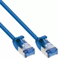 InLine Kabelis kompiuterių tinklui slim Cat.6A, U/FTP, PiMF, mėlynas, 10 m (71900B)