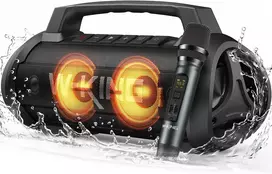W-KING nešiojama Bluetooth kolonėlė 70 W RMS, IPX6, mikrofonas, akumuliatorius 42 val., D10