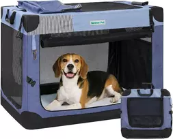 Gardner Pet sulankstomas transportavimo narvas šunims 76 × 53 × 53 cm, GP02I4025BL01
