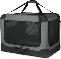 Amazon Basics sulankstomas 4 durų transportavimo krepšys mažiems gyvūnams 66 × 46 × 46 cm 12002N-26-APL