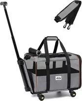 Lekespring transportavimo krepšys katėms ir mažiems šunims su ratukais 40 × 30 × 30 cm BP-21071