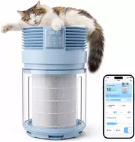 PETGUGU oro valytuvas augintiniams su H13 HEPA filtru, CADR 320 m³/h, PA1