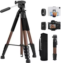 K&F CONCEPT fotografinis aliumininis trikojis, 48–190 cm, 4kg, S255A3+BV01