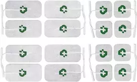 TESMED TENS ir EMS elektrostimuliatoriaus elektrodai, 16 vnt., 2 mm jungtis, FLD 799439636231