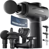 HELDENWERK masažinis pistoletas su 6 antgaliais, 3200 aps./min. ir USB-C įkrovimu 1100071