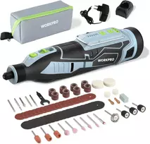 WORKPRO akumuliatorinis daugiafunkcis rotacinis įrankis 12 V su 114 priedų W123013AU