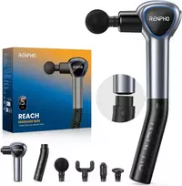 RENPHO masažinis pistoletas su nuimama rankena, 8 mm, USB-C, R-C007
