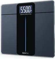 RENPHO skaitmeninės kūno svarstyklės 250 kg su LCD ekranu R-MSD02