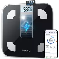 RENPHO išmaniosios kūno sudėties svarstyklės su Bluetooth ir saulės įkrovimu R-A012