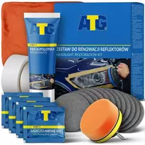 ATG priekinių žibintų restauravimo rinkinys plastikiniams žibintams su UV laku ATG112