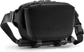 K&F CONCEPT fotoaparato pečių krepšys 4 l, atsparus vandeniui, juodas, KF13.188