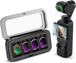 K&F CONCEPT magnetinių filtrų rinkinys DJI Osmo Pocket 3/4 su CPL, ND16, ND64 ir ND256, SKU.2595