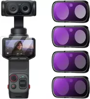 K&F CONCEPT neutralaus tankio filtrų rinkinys Insta360 Luna Ultra ND4–ND32 FI061