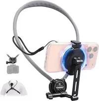 K&F CONCEPT magnetinis kaklo telefono laikiklis 2 viename su 360° pasukimu KF15.0016