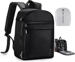 K&F CONCEPT fotoaparato kuprinė DSLR, SLR ir beveidrodžiams fotoaparatams, 13 l, KF13.223V4