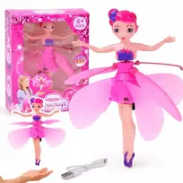 Jokomisiada Flying Fairy Interactive Butterfly Doll Hand Sensor Light USB ZA6598