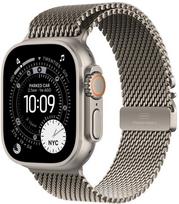 Išmanusis laikrodis Apple Watch Ultra 3 GPS + Cellular 49mm Natural Titanium / Titanium Milanese Loop L Grey (MF0E4QP/A) | MF0E4QP/A | 195950609875