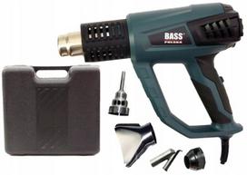 Bass elektrinis karšto oro pūstuvas 2000w 3 greičiai su reguliavimu ir antgaliais