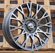 Ratlankis RACINGLINE Y1283 R16x6.5 4x98 ET 35 CB 58.1 (Grey Polished) (515 kg)