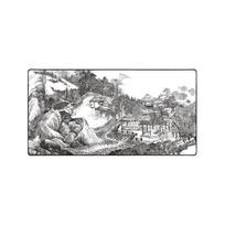 Pelės kilimėlis "LIT Mousepad" Whiling Away the Summer, by Wu Li (White/Black) - 900x400x3mm