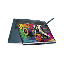 Lenovo- Yoga 7 2-in-1 14AKP10 AMD | Tidal Teal | 14 " | OLED | WUXGA | 1920 x 1200 pixels | AMD Ryzen AI 7 | 350 | 16GB | Soldered LPDDR5 | Solid-state drive capacity 512GB | AMD Radeon 860M Graphics | Windows 11 Home | 802.11be | Bluetooth version 5.4