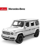 Metalinis automobiliukas 1/32 Mercedes-Benz AMG G63 su garsu, baltas RASTAR