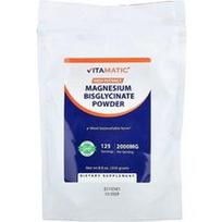 Vitamatic, Magnesium Bisglycinate Powder, High Potency, 8.8 oz (250 g)
