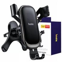 BOSTE gravitacinis automobilinis telefono laikiklis į ventiliacijos groteles, stabilus ir tvirtas