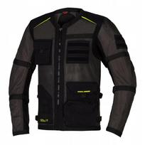 Motociklininko striukė Rebelhorn Brutale Dark Grey/Black/Flo Yellow XL