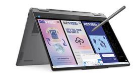 Lenovo- Yoga 7 2-in-1 14ILL10 Intel | Luna Grey | 14 " | OLED | Touchscreen | WUXGA | 1920 x 1200 pixels | Intel Core Ultra 7 | 256V | 16GB | Soldered LPDDR5X | Solid-state drive capacity 512GB | Intel Arc Graphics 140V | Windows 11 Home | 802.11be | Bluetooth version 5.4 | Keyboard language English | Keyboard backlit | Warranty 24 month(s) | Battery warranty 12 month(s) | 83JQ00FNNT/2Y
