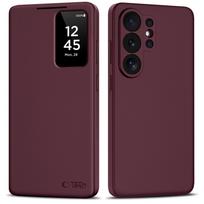 Bordo spalvos atverčiamas dėklas "Tech-Protect Smart Wallet" telefonui Samsung Galaxy S26 ULTRA
