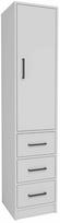 Spinta Kalune Design Modera 550ARN1214, balta sp., 40 cm x 40 cm x 181.8 cm