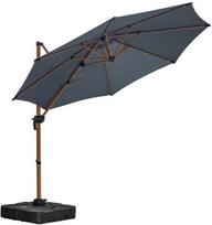 Prekė su pažeista pakuote. Sodo skėtis Mirpol Roma S without Base Weights, 300 cm, antracito sp.