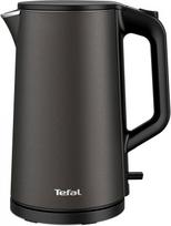 Prekė su pažeista pakuote. Elektrinis virdulys Tefal Double Layer KI583E10, 1.5 l, tamsiai pilka sp.