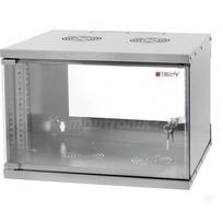 Techly 022229 serverių spinta, 6U, 50kg, IP20, juoda, stiklo durys, 13kg