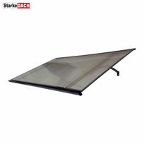 Stogelis Starkedach T-160, tiesus 6x1000x1600 mm rudas/pilkas : Dangos spalva - Skaidri (bespalvė), Konstrukcijos spalva - Pilka