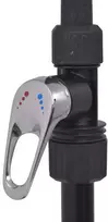 Saulės energijos dušas, 20 l, aliuminio HDPE