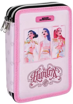 K-POP DEMON HUNTERS dėklas ir kanceliarijos rinkinys Pink Huntrix, 364-01100