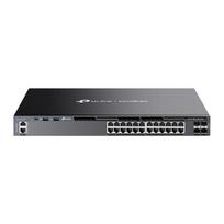 TP-Link Omada SG6428X łącza sieciowe Zarządzany L3 Gigabit Ethernet (10/100/1000) 1U Black | SG6428X | 4895252501476