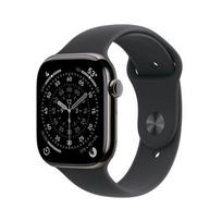 Išmanusis laikrodis Apple Watch 11 GPS + Cellular 46mm Slate Titanium Sportinė apyrankė S/M Black (MFD14MP/A) | MFD14MP/A | 195950629743