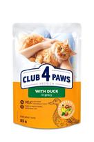 CLUB 4 PAWS PREMIUM "SU ANTIENA PADAŽE". VISAVERTIS KONSERVUOTAS ĖDALAS SUAUGUSIOMS KATĖMS 85g.* 24vnt.