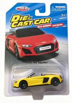 MSZ  Automobilio modelis Audi R8 Spyder, skalė 1:64