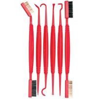 Real Avid Accu-Grip Picks & Brushes Šepetėlių ir grandiklių rinkinys ginklų valymui AVPBS