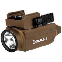 Olight BALDR S Desert Tan Green Laser 800lm Ginklo žibintuvėlis su lazeriniu taikikliu