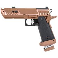 SRC Sahara Viper Dual Power FDE ASG GBB GBB Airsoft-püstoltastas su CO2 šovinių dėtuve 6 mm CO2/Green Gas