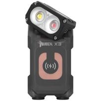 Wuben X3 Pro Black 700lm LED Žibintuvėlis + Charging Box Aliuminio įkrovimo dėžutė